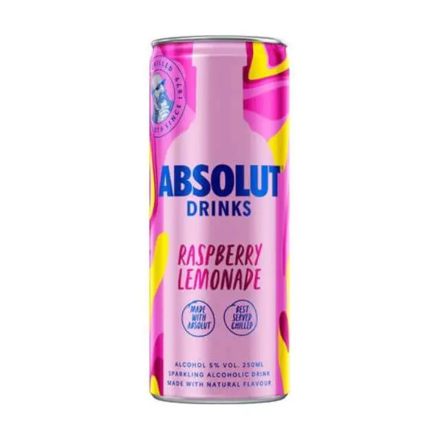 Absolut Raspberry Lemonade 5° 12 x 25cl