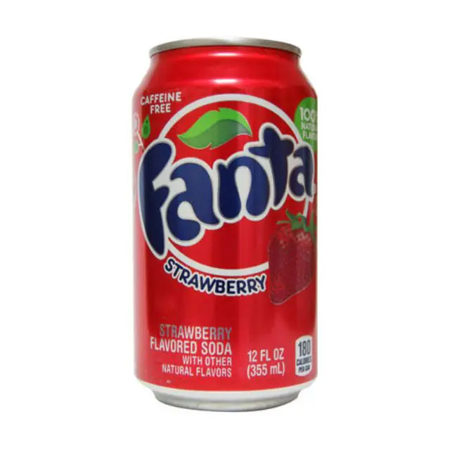 Fanta Strawberry 12x35,5cl Fat Cans, Import | Drink Saint Martin à Seraing.
