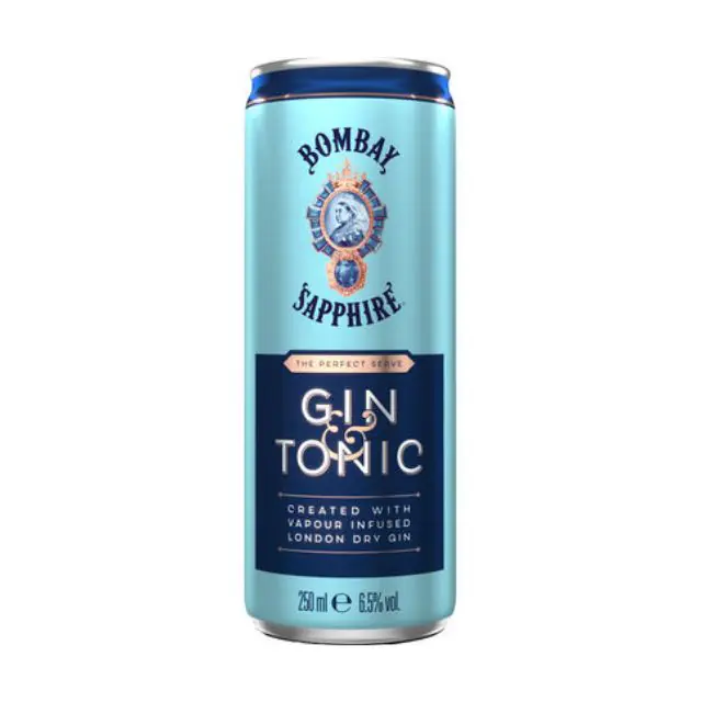 Gin Bombay Sapphire 6,5° 12x25cl Sleek Cans | Drink Saint Martin à Seraing