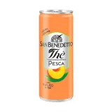 San Benedetto Thé Pêche 24x33cl Sleek Cans | Drink Saint Martin à Seraing