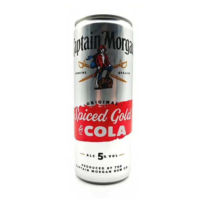 Captain Morgan & Coca Cola 5° 12 x 25cl
