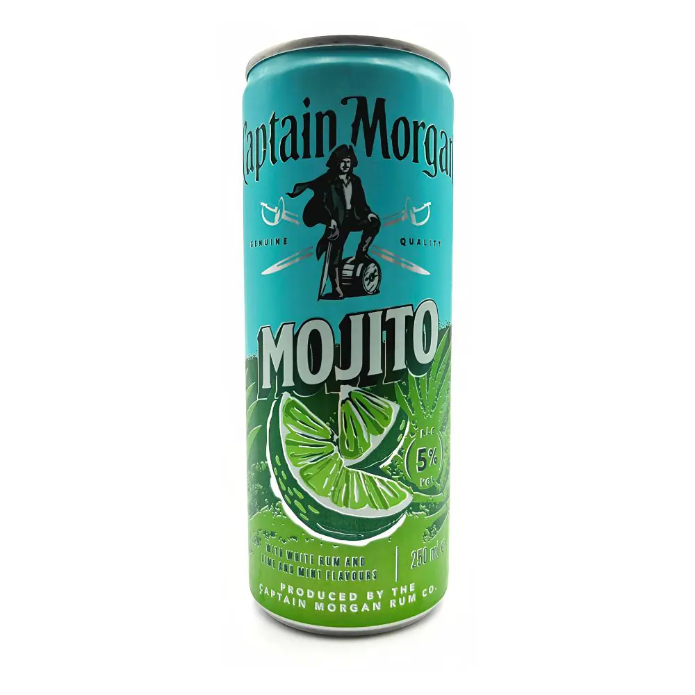 Captain Morgan Mojito 5° 12 x 25cl Sleek Cans | Drink Saint Martin à Seraing