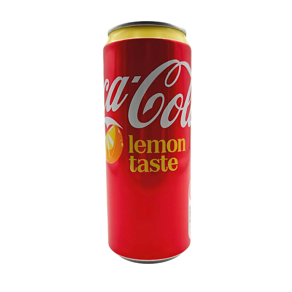 Coca Cola Lemon Taste 24 x 33cl Sleek Cans | Drink Saint Martin à Seraing