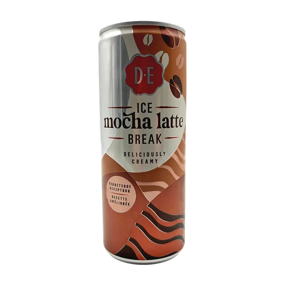 Douwe Egberts Ice Moka Latte 12 x 25cl Sleek Cans | Drink Saint Martin à Seraing