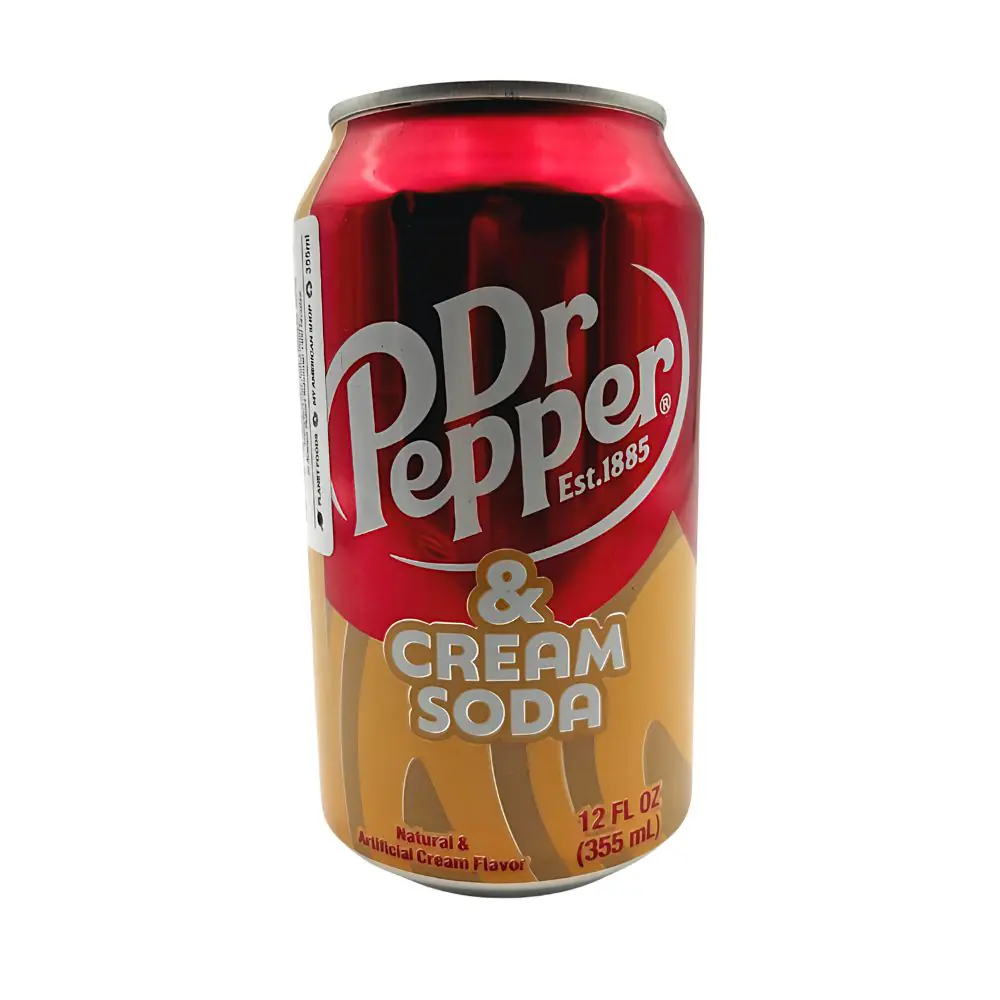 Dr Pepper Cream Soda 12 x 35,5cl Fat Cans | Drink Saint Martin à Seraing