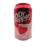 Dr Pepper Strawberry 12 x 35,5cl Fat Cans | Drink Saint Martin à Seraing