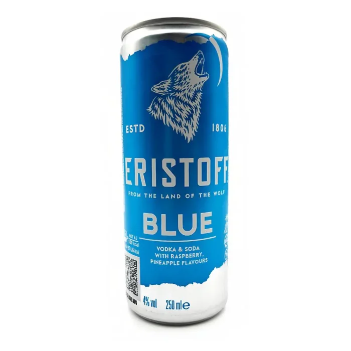 Eristoff Blue 4° 12 x 25cl