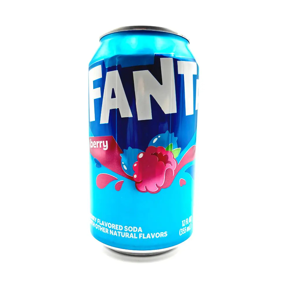 Fanta Berry Flavour 12 x 35,5cl Fat Cans | Drink Saint Martin