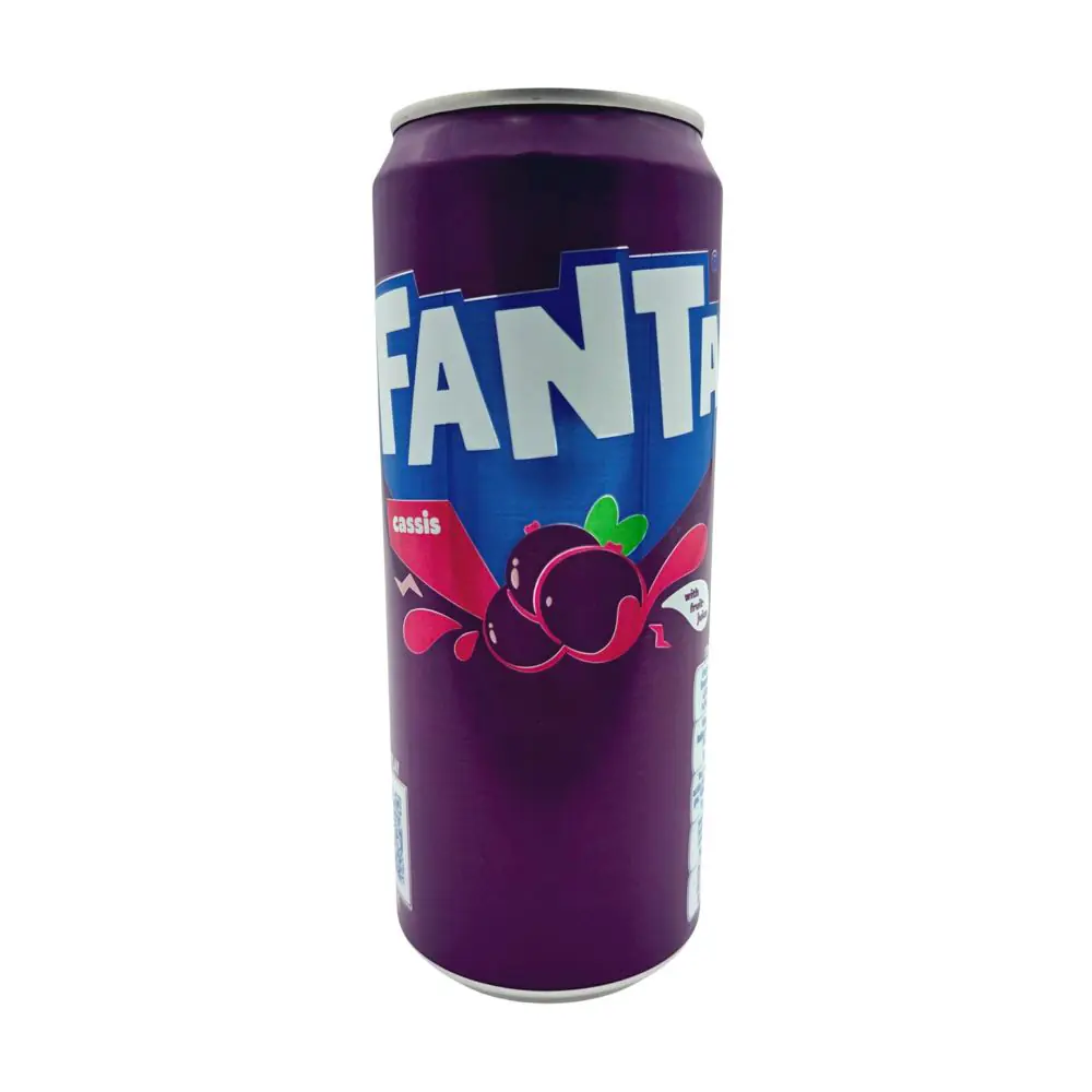 Fanta Cassis 24 x 33cl Sleek Cans | Drink Saint Martin à Seraing