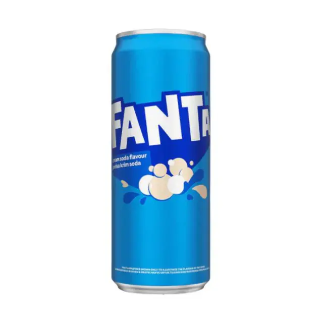 Fanta Cream Soda 12 x 32cl Sleek Cans | Drink Saint Martin à Seraing