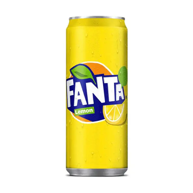 Fanta Lemon 24 x 33cl Sleek Cans | Drink Saint Martin à Seraing