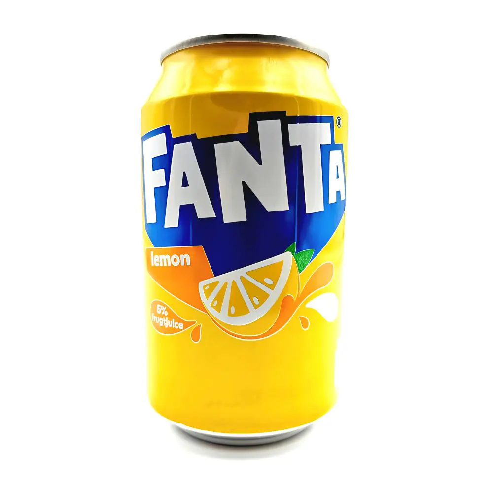 Fanta Lemon DK 24 x 33cl Fat Cans Étranger | Drink Saint Martin à Seraing