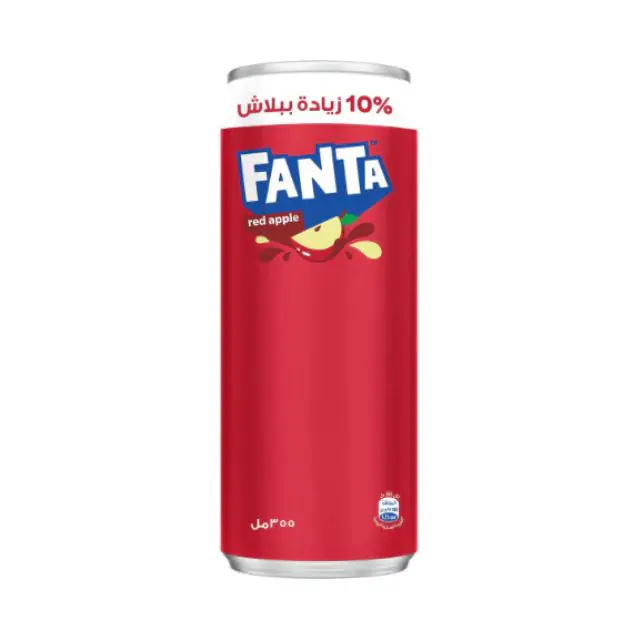 Fanta Red Apple 24 x 35,5cl Sleek Cans | Drink Saint Martin à Seraing
