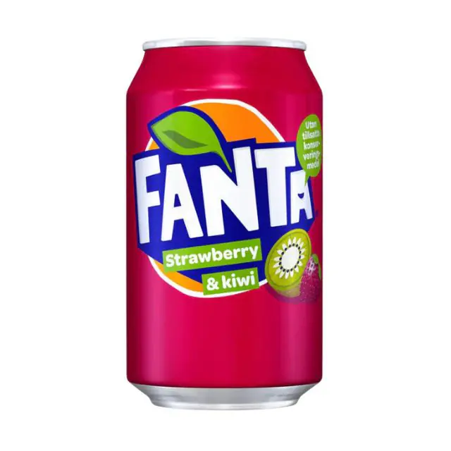 Fanta Strawberry Kiwi Étranger 24 x 33cl Fat Cans Étranger | Drink Saint Martin à Seraing