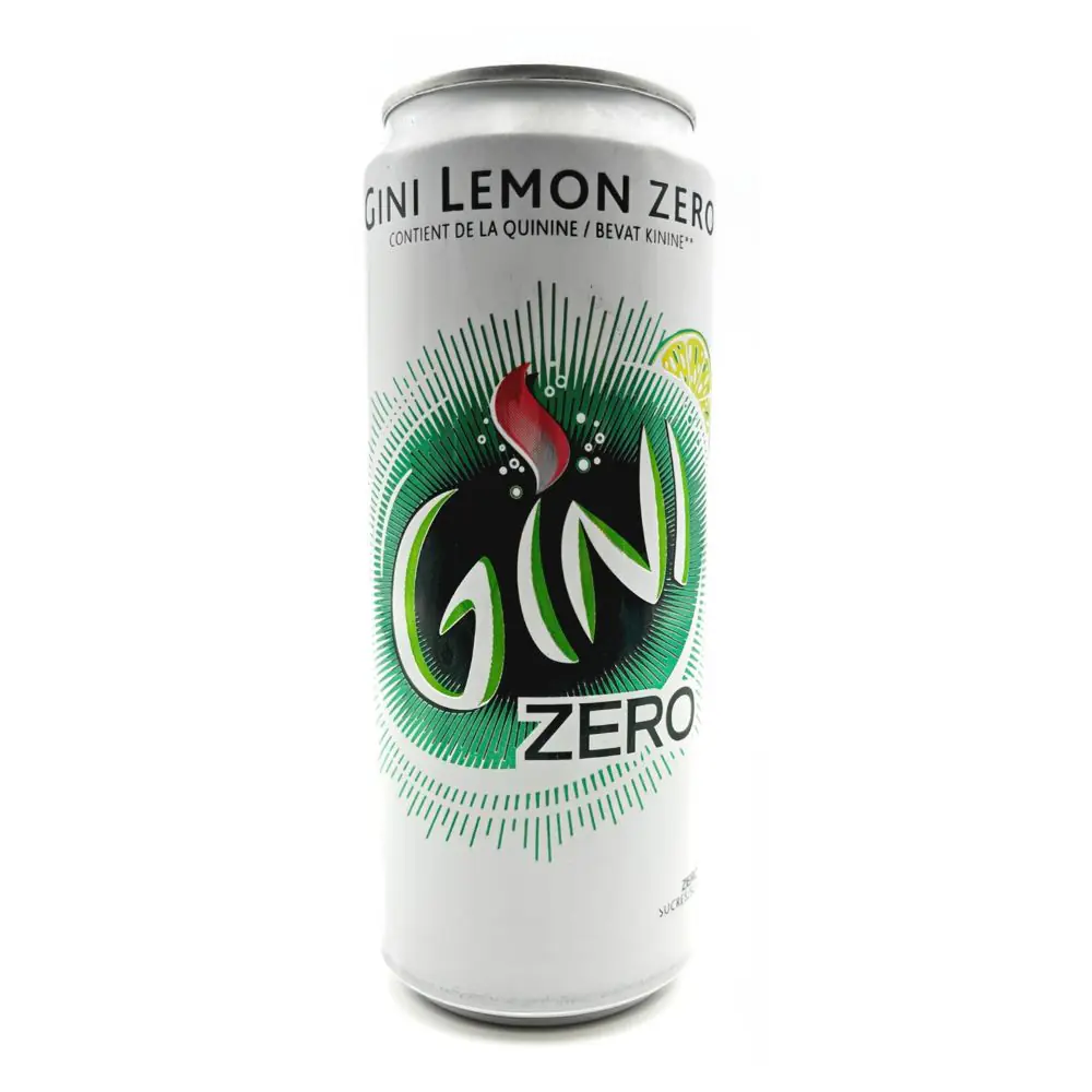 Gini Lemon Zéro Sucres 24 x 33cl Sleek Cans | Drink Saint Martin à Seraing.