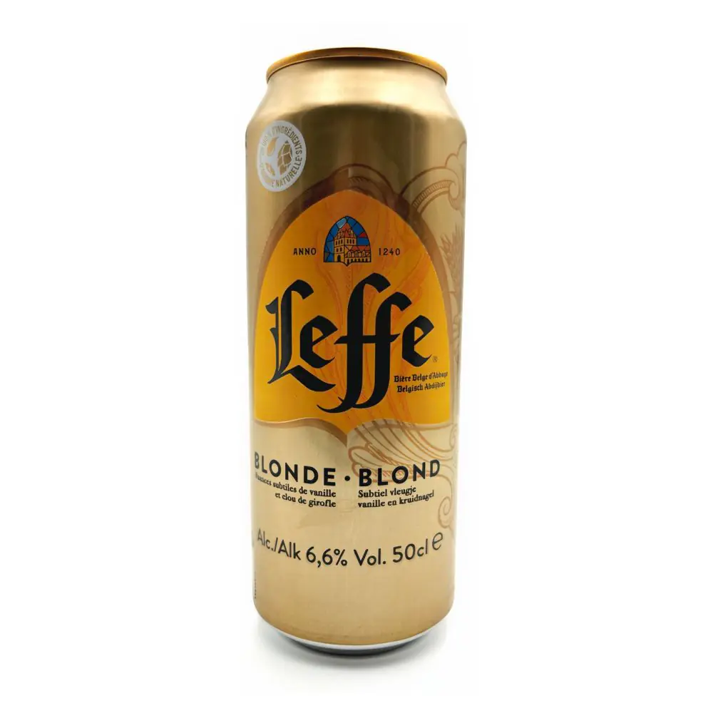 Leffe Blonde 6,6° 24 x 50cl Canettes | Drink Saint Martin à Seraing
