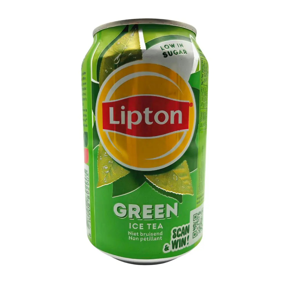 Lipton Ice Tea Green 24 x 33cl Fat Cans | Drink Saint Martin à Seraing.