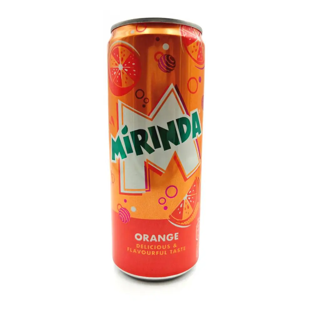 Mirinda Orange 24 x 33cl Sleek Cans | Drink Saint Martin à Seraing