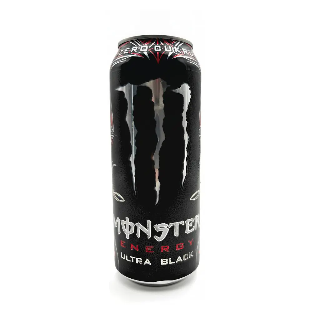 Monster Energy Ultra Black Zero Sugar 12 x 50cl Canettes | Drink Saint Martin à Seraing