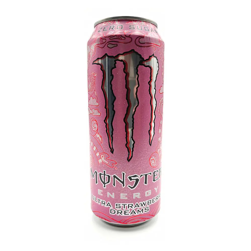Monster Energy Ultra Strawberry Dreams Zero Sugar 24 x 50cl Canettes | Drink Saint Martin à Seraing