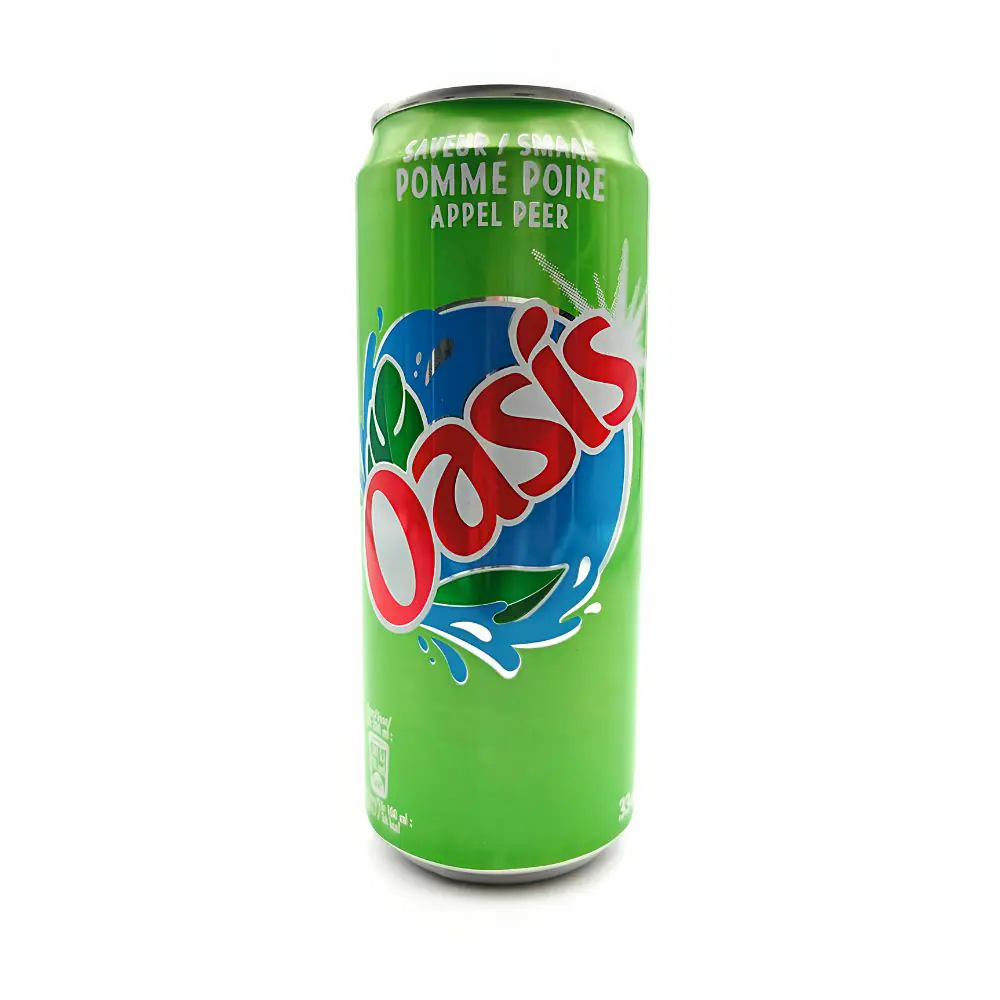 Oasis Pomme Poire 24 x 33cl Sleek Cans | Drink Saint Martin à Seraing
