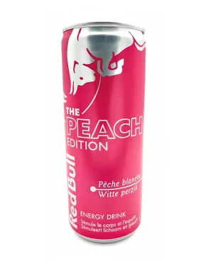 RedBull Energy Drink The Summer Edition Pêche Blanche 24 x 25cl