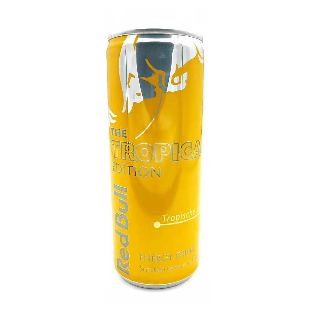 RedBull Energy Drink The Tropical Edition 12 x 25cl Sleek Cans | Drink Saint Martin à Seraing