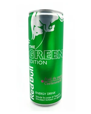 RedBull Energy Drink The Green Edition Fruit Du Cactus 24 x 25cl
