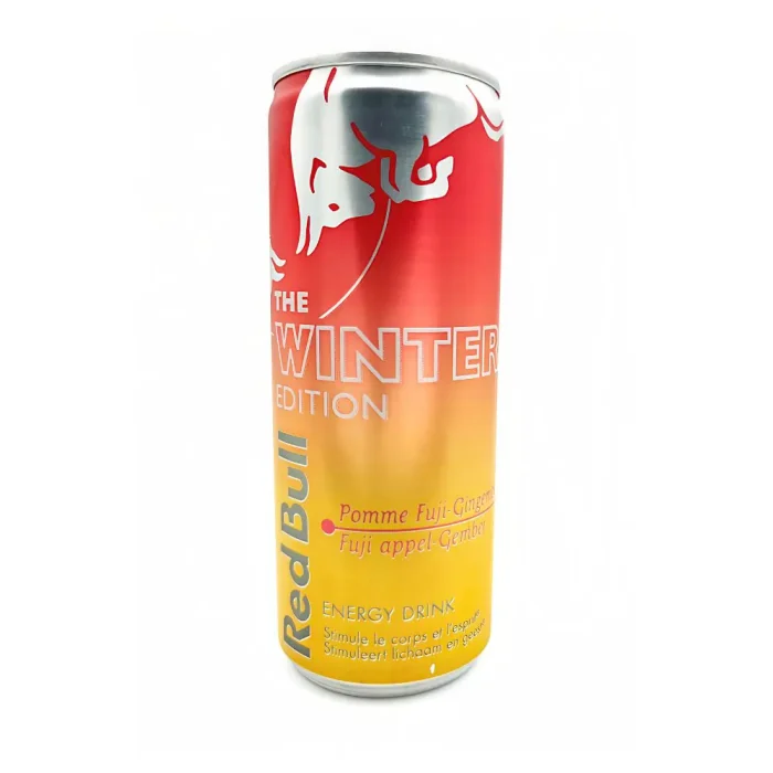 Redbull Energy Drink The Winter Edition Pomme Fuji Gingembre 24 x 25cl