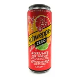 Schweppes Agrumes Zéro 24 x 33cl Sleek Cans | Drink Saint Martin à Seraing