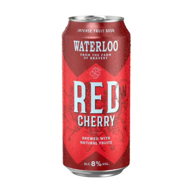 Waterloo Red Cherry 8° 12 x 44cl