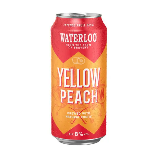 Waterloo Yellow Peach 8° 12 x 44cl
