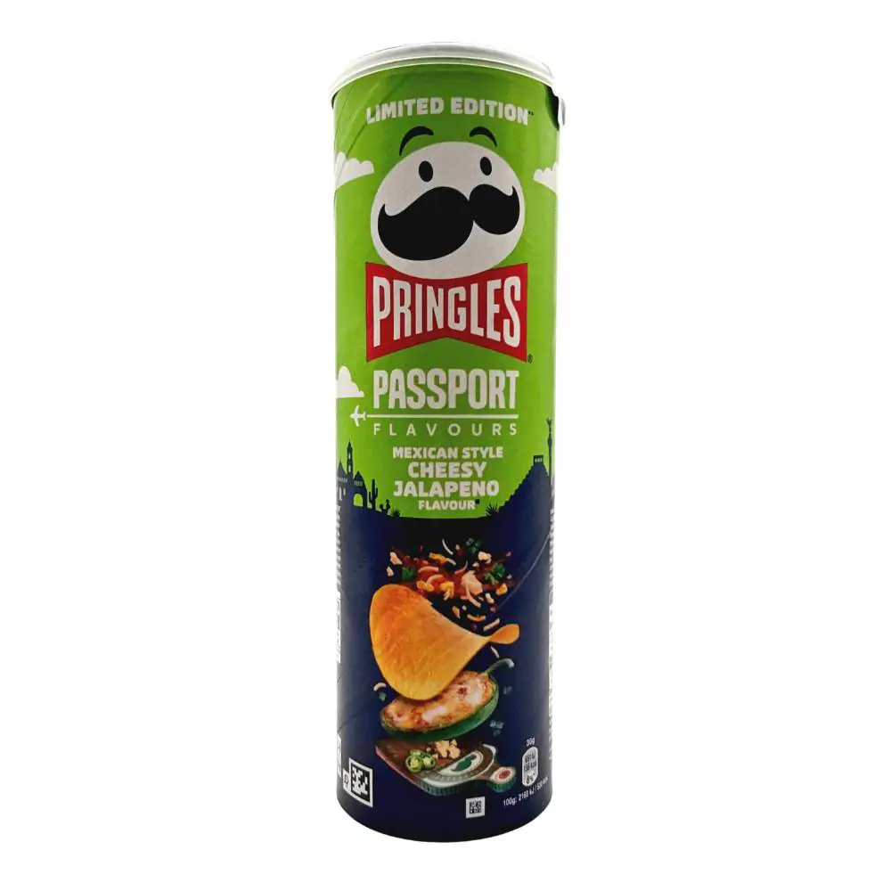 Pringles Pasport Flavours Mexican Style Cheesy Jalapeno 165g | Drink Saint Martin à Seraing