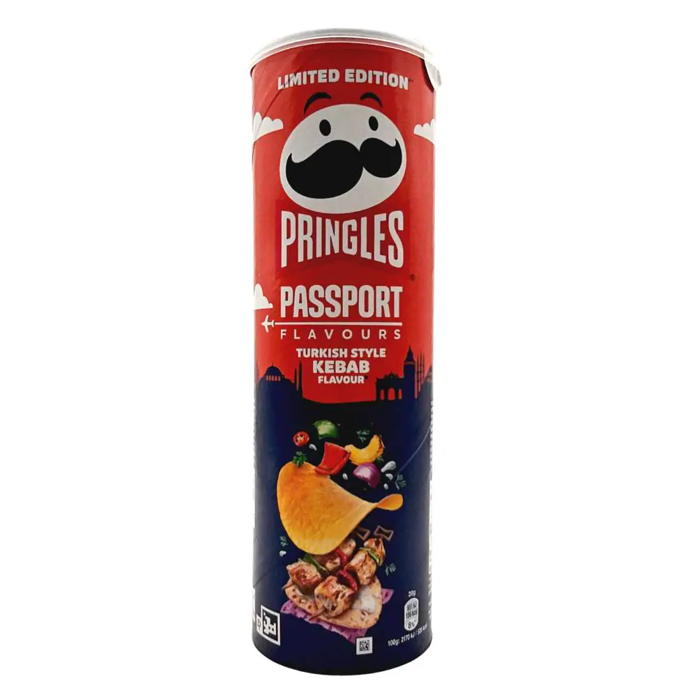 Pringles Passport Flavours Turkish Style Kebab 165g | Drink Saint Martin à Seraing